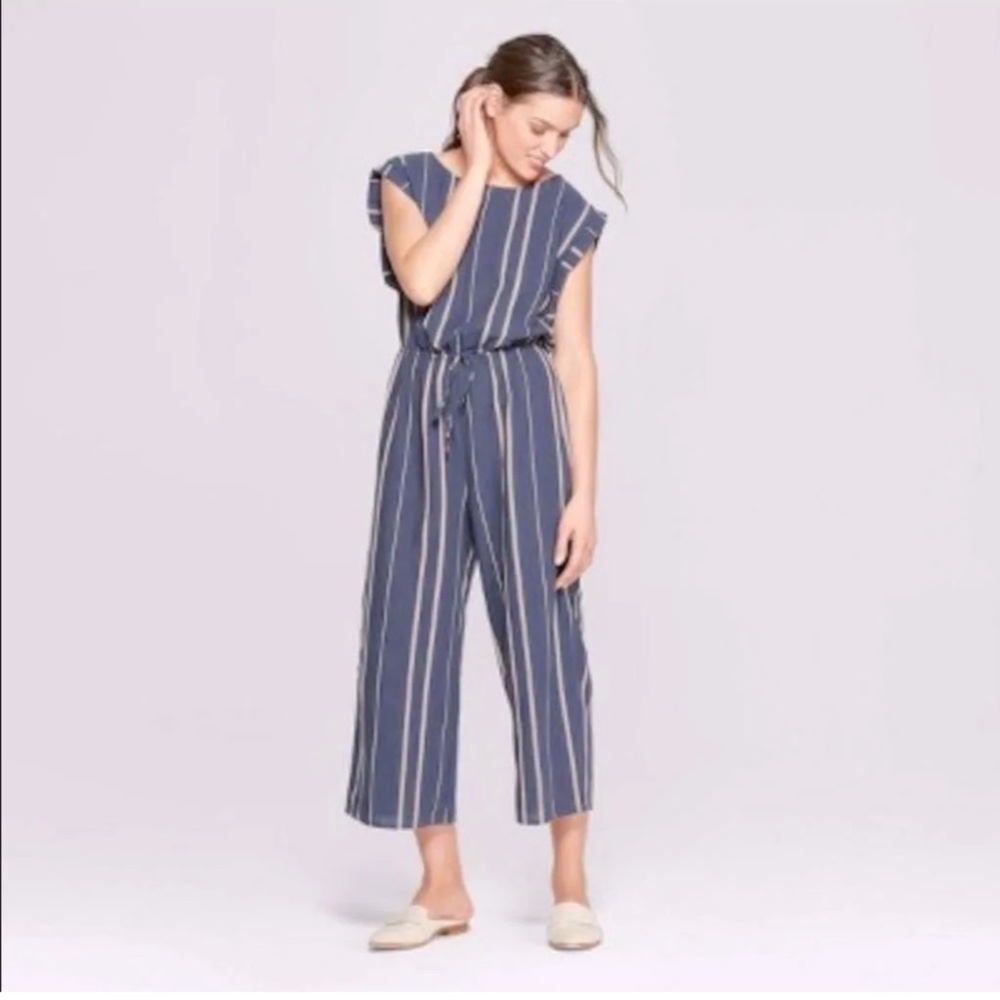 Universal Thread striped jumpsuit